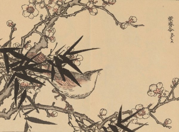 Bairei gafu, Pl.01  by Kono Bairei - Hand-Painted Oil Painting Reproduction