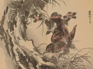 Bairei gafu, Pl.11 by Kono Bairei Oil Painting