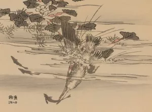 Bairei gafu, Pl.13 by Kono Bairei Oil Painting