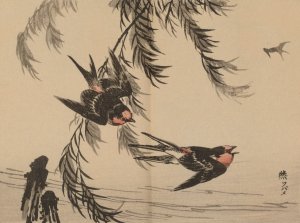 Bairei gafu, Pl.15 by Kono Bairei Oil Painting