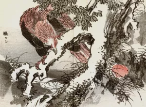 Bairei gafu, Pl.20 by Kono Bairei Oil Painting