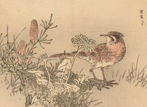 Bairei gafu, Pl.29 by Kono Bairei Oil Painting
