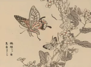 Bairei gafu, Pl.51 by Kono Bairei Oil Painting