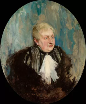 Portrait of Maria Piotruszewska Oil painting by Konrad Krzyzanowski