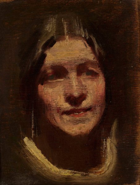 Main Product Photo of Portrait of Ms. Lauter  Painting by Konrad Krzyzanowski
