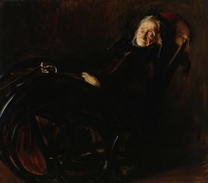 Portrait of Pelagia Witoslawska by Konrad Krzyzanowski Oil Painting