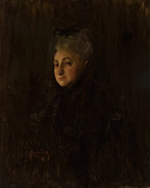Portrait of Teresa Silberstein nee Cohn by Konrad Krzyzanowski Oil Painting