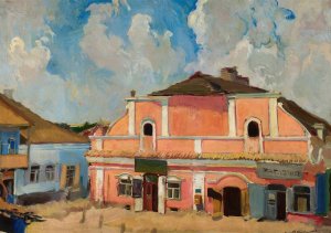 View of Berestechko by Konrad Krzyzanowski Oil Painting