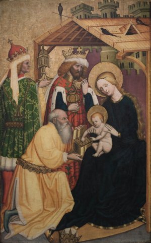 Adoration of the Magi by Konrad Laib Oil Painting