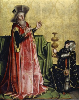 Abishai before David by Konrad Witz Oil Painting