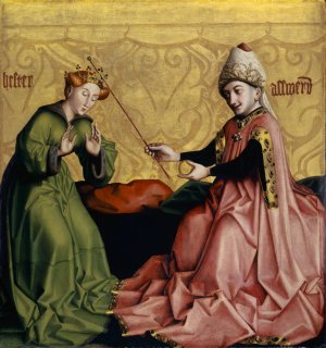 Esther before Ahasuerus by Konrad Witz Oil Painting