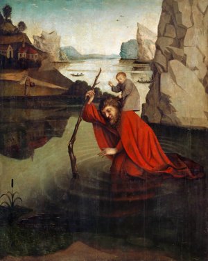Saint Christopher by Konrad Witz Oil Painting