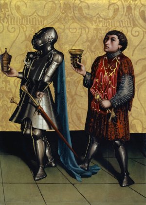 Sibbecai and Benaiah by Konrad Witz Oil Painting