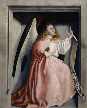 The Angel of the Annunciation by Konrad Witz Oil Painting