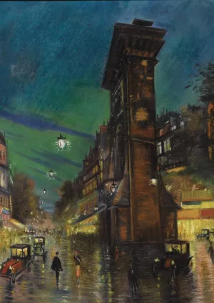 Cityscape by Konstantin Alexeevich Korovin Cityscape by Konstantin Alexeevich Korovin Oil Painting