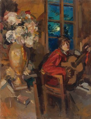 Evening Serenade by Konstantin Alexeevich Korovin Oil Painting