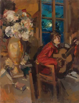 Evening Serenade by Konstantin Alexeevich Korovin Evening Serenade by Konstantin Alexeevich Korovin Oil Painting