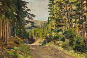 Siberian Landscape by Konstantin Alexeevich Korovin Oil Painting