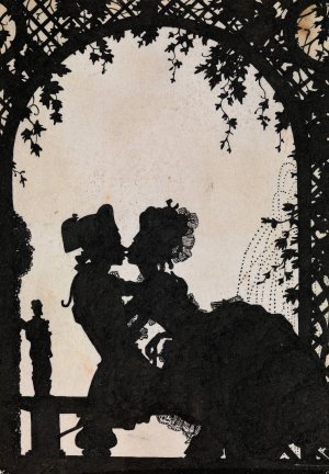 Erotic Scene by Konstantin Andreevich Somov Oil Painting