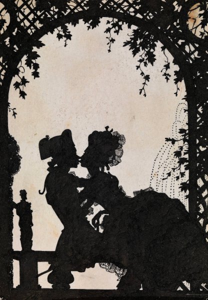 Erotic Scene by Konstantin Andreevich Somov - Hand-Painted Oil Painting Reproduction