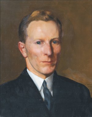 Portrait Of Boris Nolde by Konstantin Andreevich Somov Oil Painting