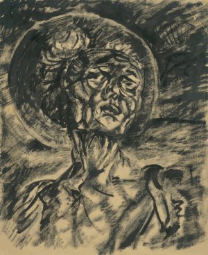 Bolest by Konstantin Bauer Oil Painting