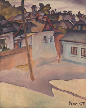 Cigansky tabor by Konstantin Bauer Oil Painting