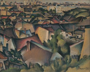 Kosice na jar by Konstantin Bauer Oil Painting