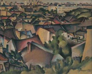 Kosice na jar by Konstantin Bauer Oil Painting