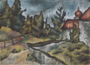 Kosicka kalvaria by Konstantin Bauer Oil Painting