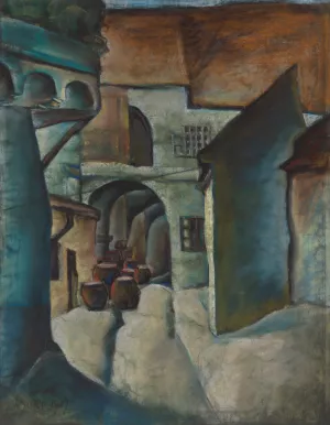 Kosicky dvor by Konstantin Bauer Oil Painting