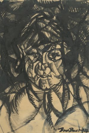 Podobizen zeny by Konstantin Bauer Oil Painting