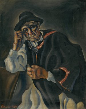 Sedliak by Konstantin Bauer Oil Painting