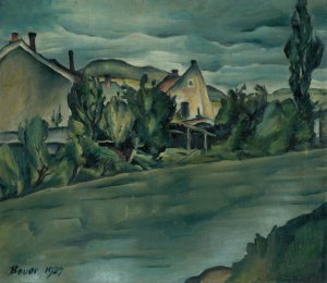 Tahanovske riadky by Konstantin Bauer Oil Painting