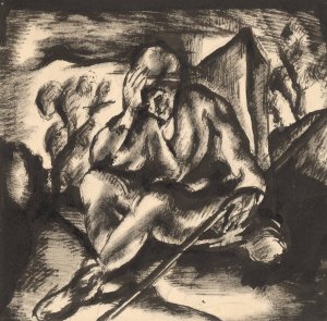 Tulak by Konstantin Bauer Oil Painting