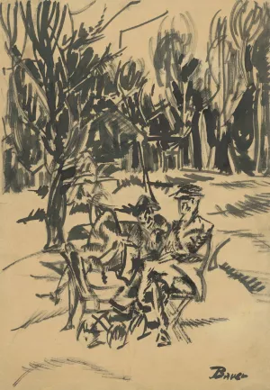 V parku by Konstantin Bauer Oil Painting