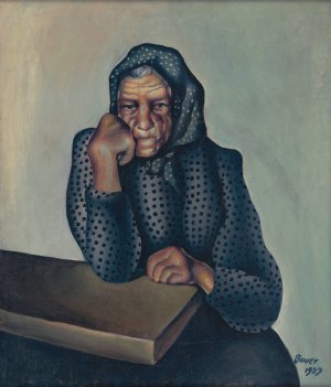 Worry by Konstantin Bauer Oil Painting