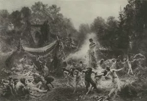 Baccanal by Konstantin Makovsky Oil Painting