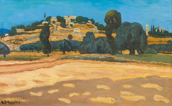 Naxos by Konstantinos Maleas - Hand-Painted Oil Painting Reproduction