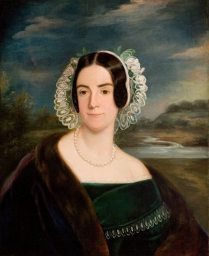 Female Portrait by Korneli Szlegel Oil Painting