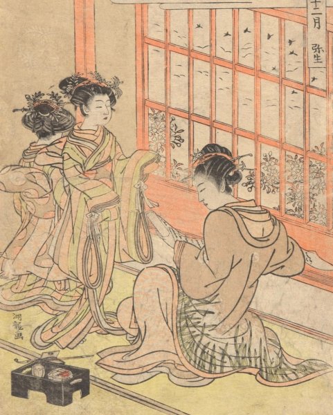 Main Product Photo of Feburary  Painting by Koryusai Isoda
