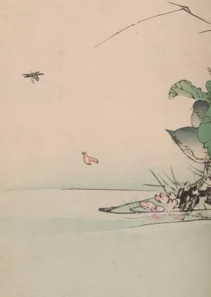 Kacho gafu, Pl.06 by Kotei Fukui Oil Painting