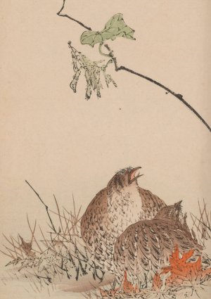 Kacho gafu, Pl.12 by Kotei Fukui Oil Painting