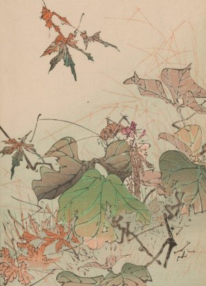 Kacho gafu, Pl.13 by Kotei Fukui Oil Painting
