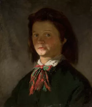 Portrait of artist's wife Oil painting by Ksawery Pillati