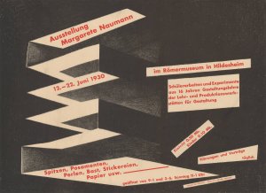 Ausstellung Margarete Naumann - Spitzen, Posamenten, Perlen, Bast, Stickereien, Papier usw. - Romermuseum Hildesheim by Kurt Schwitters Oil Painting