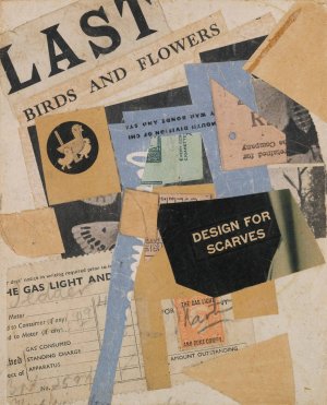 C 50 Last Birds And Flowers by Kurt Schwitters Oil Painting