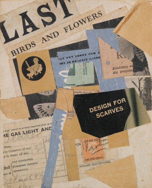 C 50 Last Birds And Flowers by Kurt Schwitters - Hand-Painted Oil Painting Reproduction