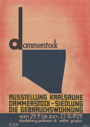 Dammerstock, Ausstellung Karlsruhe, Dammerstock-Siedlung, Die Gebrauchswohnung by Kurt Schwitters Oil Painting