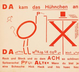 Die Scheuche by Kurt Schwitters Oil Painting